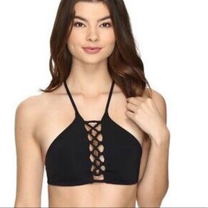 L*Space Nikki crisscross bikini top